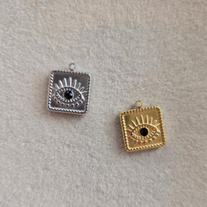 Square Evil Eye Charm Square Evil Eye Charm