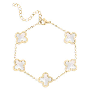 Gold Clover Bracelet