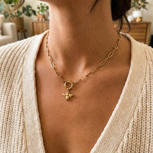 Bee Charm Necklace