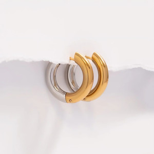 Mixed Metal Hoops