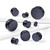 Blue Sandstone Natural Stone Double Flared Plugs