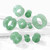 Semi Precious Green Aventurine Stone Double Flared Tunnels
