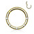 5 Gem Hinged Hoop