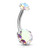 Aurora Borealis Belly Ring