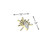 Threadless Gold Sunrise Teardrop