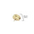 Threadless Gold Shell