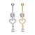 Hollow Heart Dangle