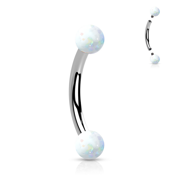 16g Opal Curved Barbell