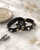 Fair Trade Beaded Leather Snap Bracelet, Ghana — bracelets, editorial marble lifestyle photo