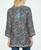 Contrast Embroidery Indian Tunic in Poly Silk