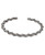 Thai Hill-tribe Silver Adjustable Cuff with Central Knot Design
