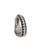 Hand hammered hilltribe silver band ring for men
