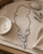 Structured Discs Statement Pewter Necklace — necklaces, meditation corner lifestyle photo