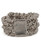 Textured Pewter Bead Stretch Bracelet
