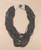 antique grey bead necklace