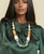 Chunky Recycled glass bead necklace