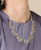 Lotus Petal Link Statement Necklace