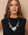 Stacked Cube Design Artistic Statement Necklace