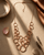 Copper Multi-Layered Hammered Ring Necklace — necklaces, vibey shadow lifestyle photo