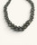Cultural Elements antique gunmetal-tone layered statement necklace with lightweight metal beads and adjustable extender.