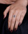 Sterling Silver Labradorite Gemstone Ring with Crescent Moon Design - Rings 6