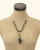 Indigo Heart Link Necklace