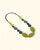 Lightweight artisan necklace in bold geometric design