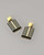 Handwoven Miyuki earrings with geometric pattern