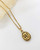 Dainty Scarab of the Sun Egyptian Symbol Necklace