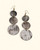 Handmade cascading horn earrings from Kenya