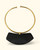 Handmade Kenyan necklace with bold geometric horn piece