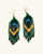 Hand-Strung Seed Bead Necklace & Earring Set