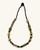 Hand-Cast Brass Bead Statement Necklace