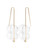 Hand-Blown Glass Double Bubble Drop Earrings