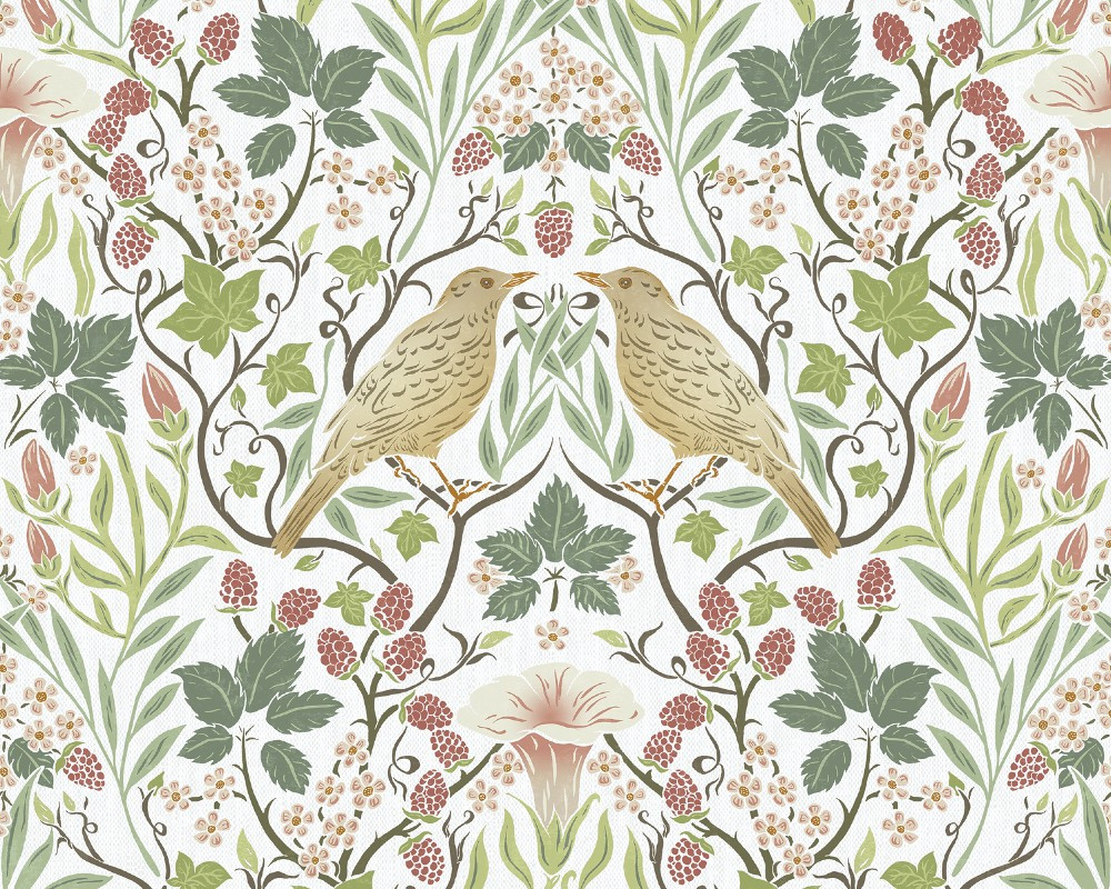 vintage bird wallpaper uk