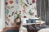 Birds and Flowers Mural