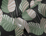 RW90942A Leaf Pattern Wallpaper