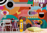 Colourful Music  Mural