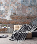 Brick Mosaic Mural