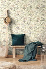 RW3A64101G Pretty Floral Wallpaper