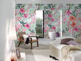 RW91951A Floral Repeatable Mural