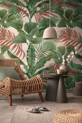 RW91852A Large Palm Repeatable Mural