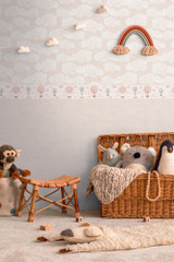RW3786961A Beige Cloud  Wallpaper