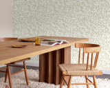 RW7A79201G Beige Leaf Wallpaper