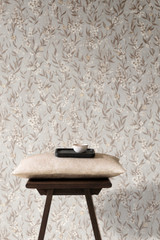 RY5245 Grey Cherry Blossom Wallpaper
