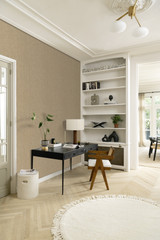 RY5559 Beige Textured Plain Wallpaper