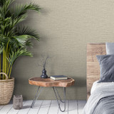 RW7199504G Taupe Textured plain Wallpaper