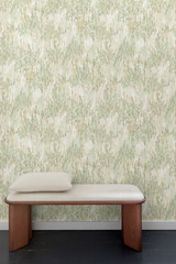 RW7A82803G Green Abstract Reeds Wallpaper