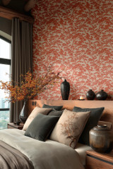 RW7790014A Coral Zen branches Wallpaper
