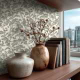 RW7790015A Charcoal Zen branches Wallpaper